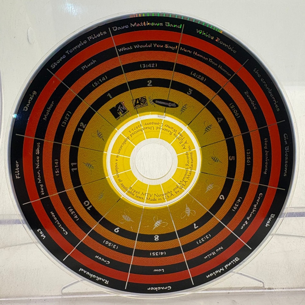 MTV Buzz Bin Volume 1 CD Compilation 1996 Alternative Rock Radiohead STP Bush